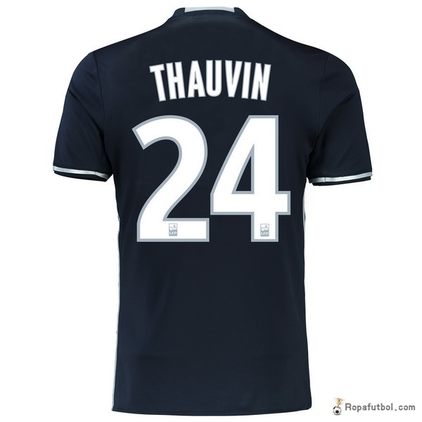 Camiseta Marsella Replica Segunda Ropa Thauvin 2016/17 Negro